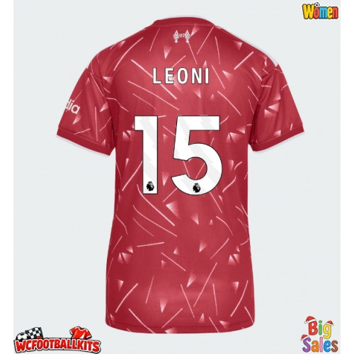Liverpool Giovanni Leoni #15 Replica Home Stadium Shirt for Women 2026-27 Short Sleeve